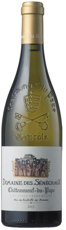 Domaine des Senechaux Chateauneuf-du-Pape Blanc 2015 Front Bottle Shot