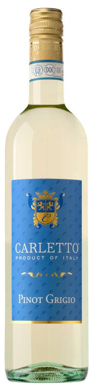 Carletto Pinot Grigio 2019 Front Bottle Shot