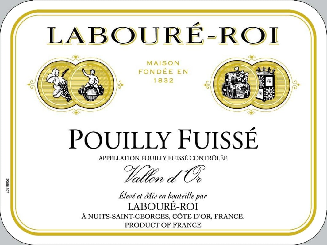 Laboure Roi Pouilly-Fuisse Vallon d'Or 2013 Front Label