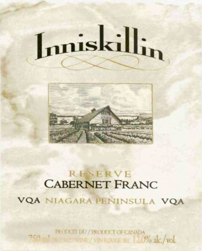 Inniskillin Reserve Cabernet Franc 2012 Front Label