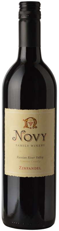 Novy Russian River Zinfandel 2016 Front Bottle Shot