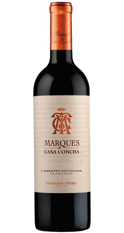 Concha y Toro Marques de Casa Concha Cabernet Sauvignon 2022 Front Bottle Shot