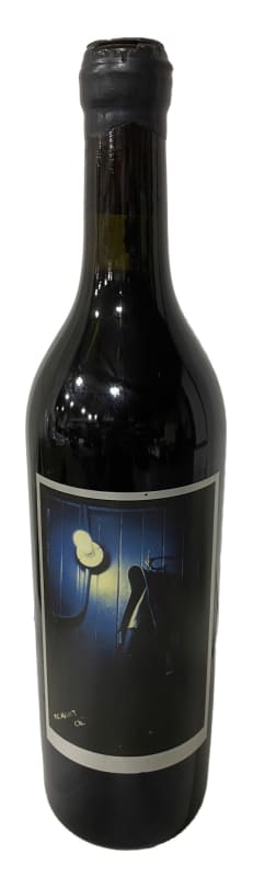 Sine Qua Non Midnight Oil Syrah (chipped wax capsule) 2001 Front Bottle Shot