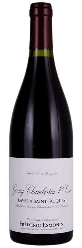 Frederic Esmonin Gevrey-Chambertin Lavaux Saint-Jacques Premier Cru 2018 Front Bottle Shot