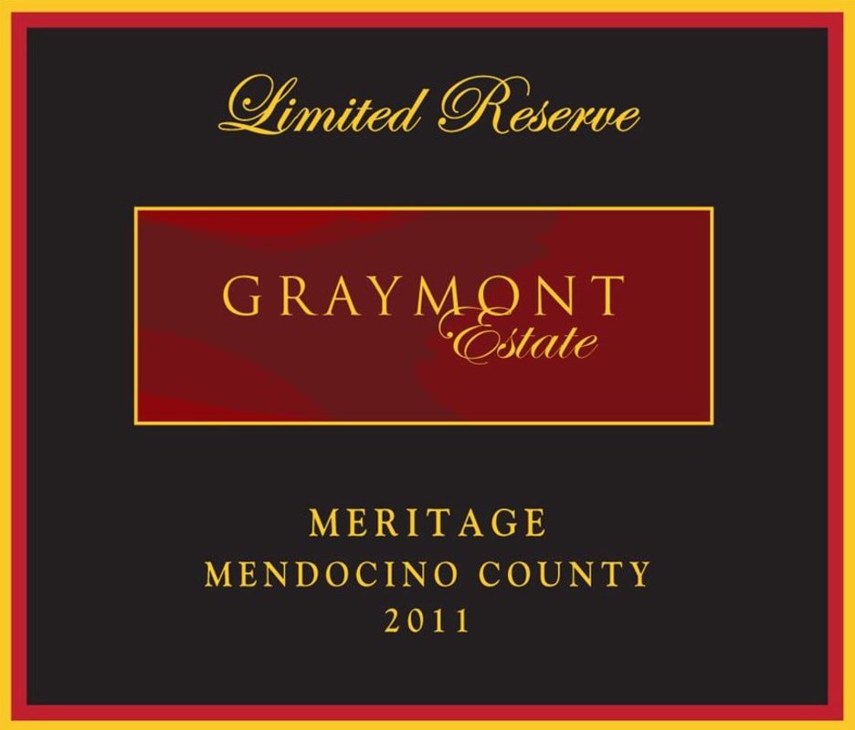 Graymont Estate Limited Reserve Meritage 2011 Front Label