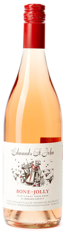 Edmunds St. John Bone-Jolly Gamay Noir Rose 2018 Front Bottle Shot