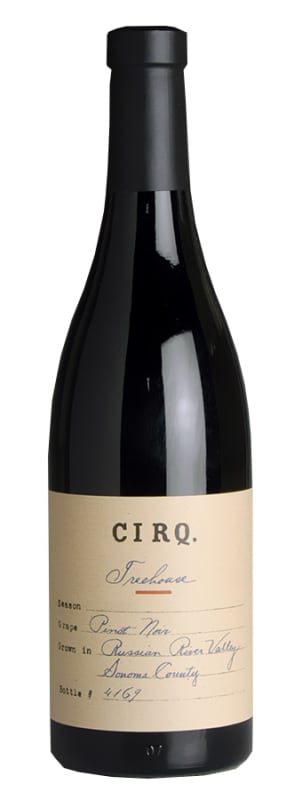 Cirq Treehouse Pinot Noir 2014 Front Bottle Shot