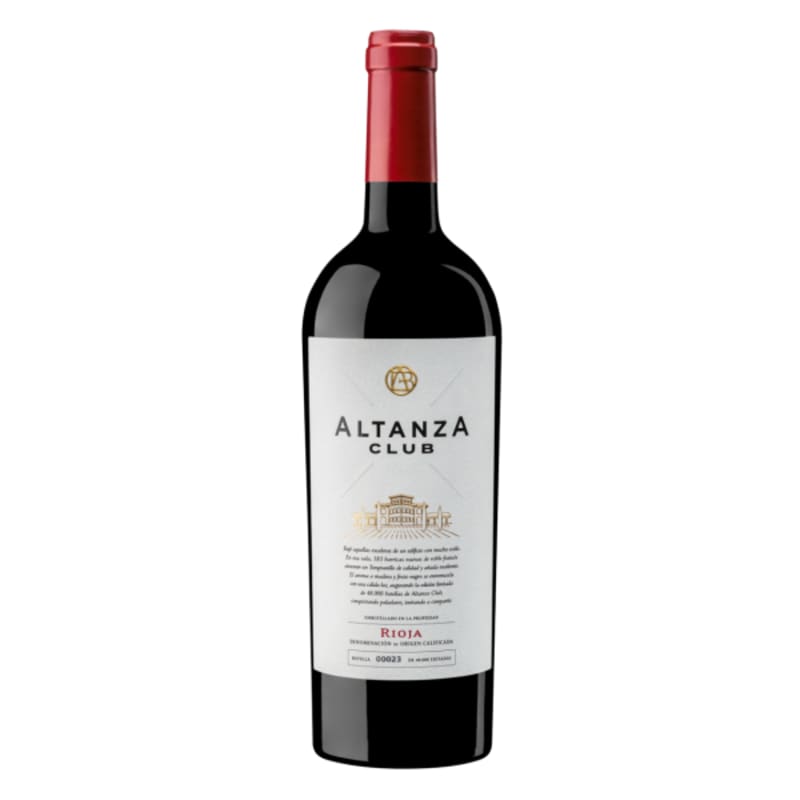 Bodegas Altanza Club 2012 Front Bottle Shot