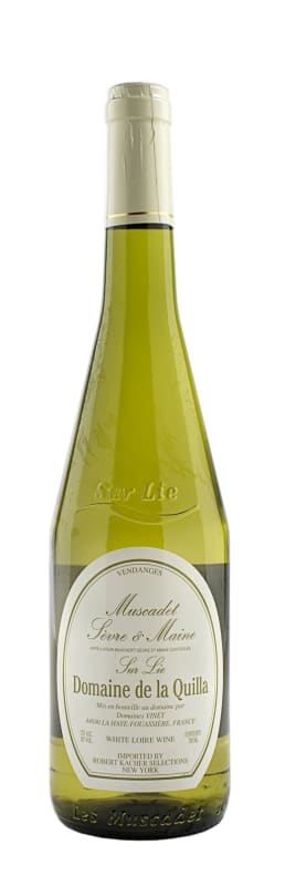 Domaine de la Quilla Muscadet Sevre et Maine 2020 Front Bottle Shot