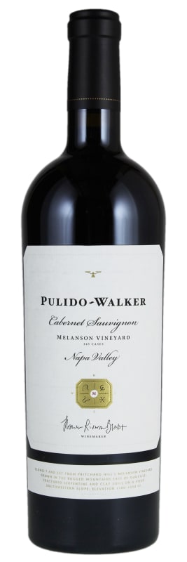 Pulido Walker Melanson Vineyard Cabernet Sauvignon 2016 Front Bottle Shot