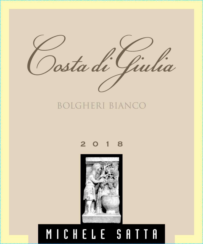 Michele Satta Costa di Giulia Bolgheri Bianco 2018 Front Label
