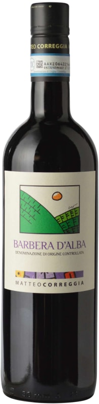 Matteo Correggia Barbera d'Alba 2017 Front Bottle Shot