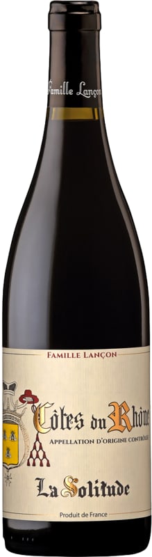 Domaine de la Solitude Cotes Du Rhone Rouge 2019 Front Bottle Shot