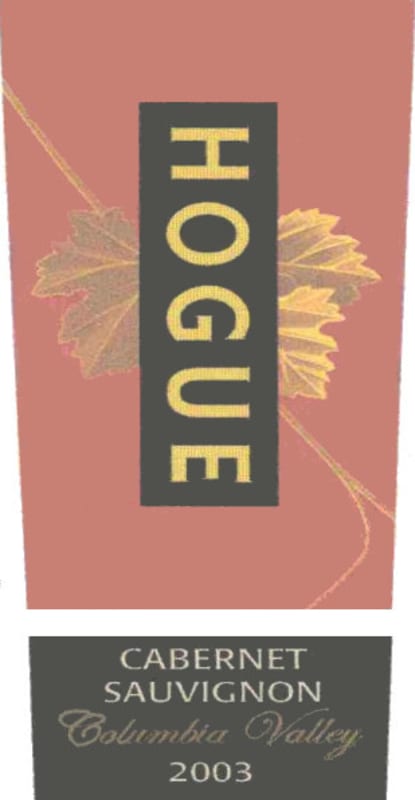 Hogue Cabernet Sauvignon 2003 Front Label