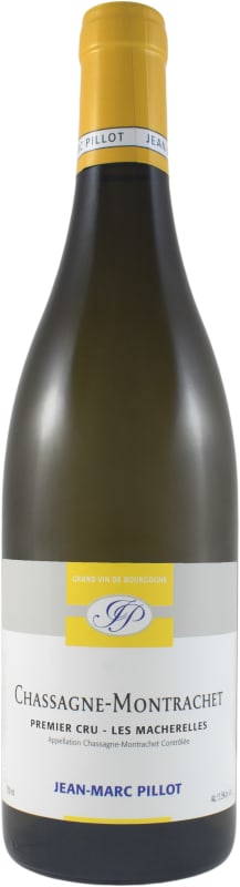 Domaine Jean-Marc Pillot Chassagne-Montrachet Les Macherelles Premier Cru 2020 Front Bottle Shot
