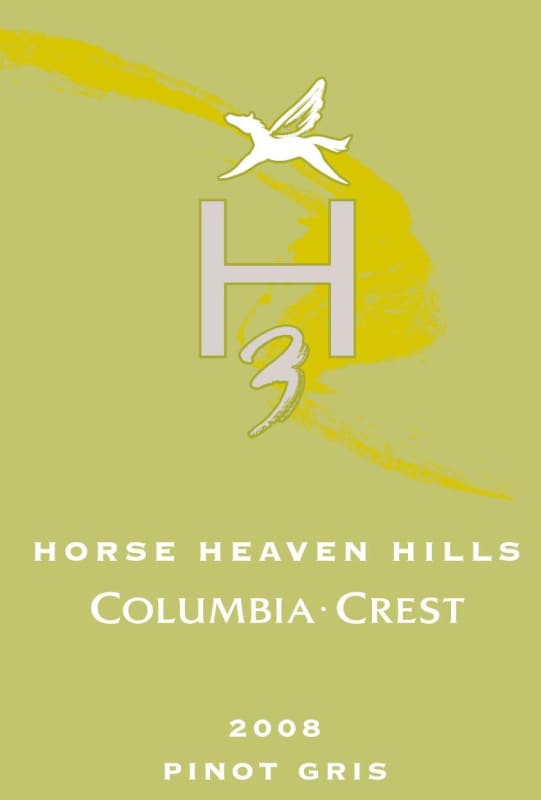 Columbia Crest H3 Pinot Gris 2008 Front Label