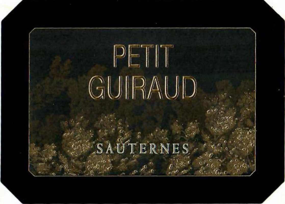 Chateau Guiraud Petit Guiraud Sauternes (375ML half-bottle) 2017 Front Label