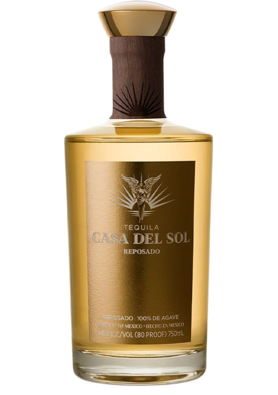 Casa del Sol Tequila Reposado Front Bottle Shot