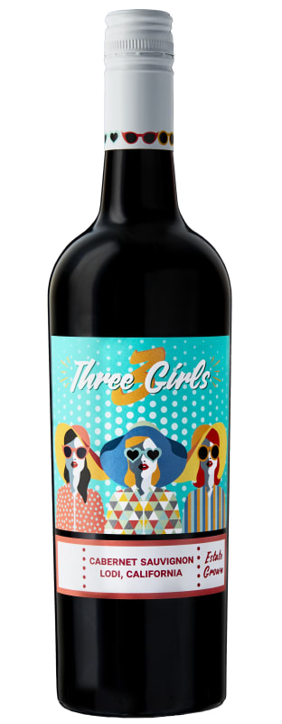 3 Girls Cabernet Sauvignon 2019 Front Bottle Shot
