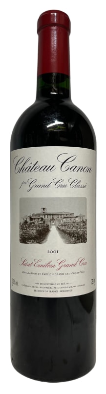 Chateau Canon 2001 Front Bottle Shot