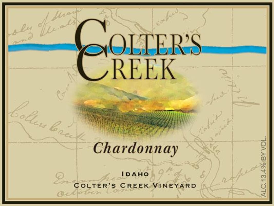 Colter's Creek Vineyards and Winery Chardonnay 2015 Front Label