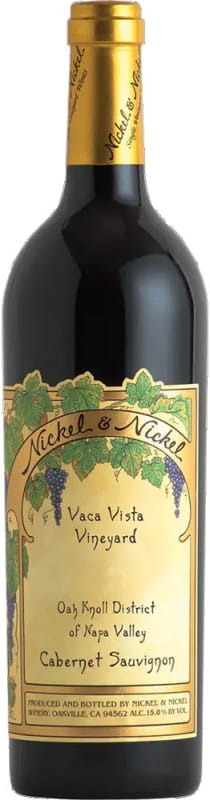 Nickel & Nickel Vaca Vista Cabernet Sauvignon 2021 Front Bottle Shot