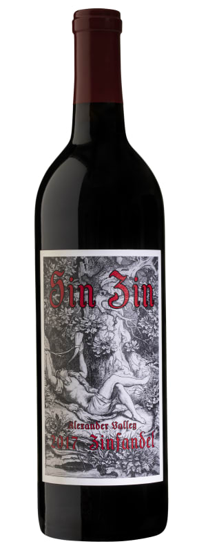 Alexander Valley Vineyards Sin Zin Zinfandel 2017 Front Bottle Shot