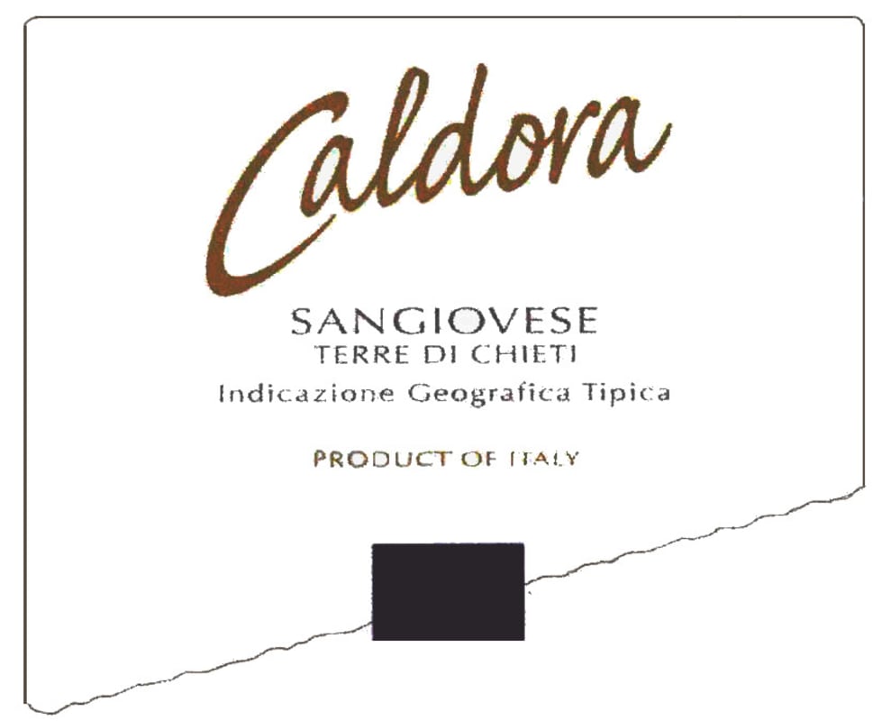 Farnese Caldora Sangiovese 2007 Front Label