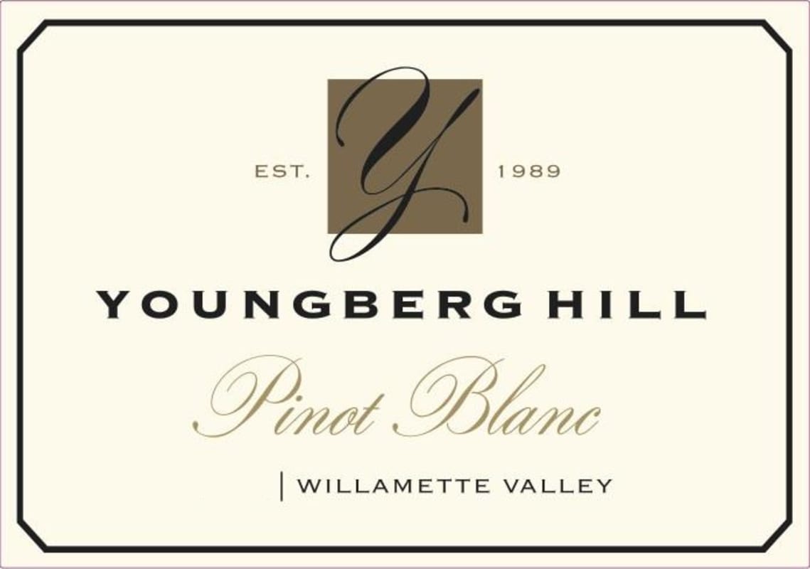 Youngberg Hill Vineyards Pinot Blanc 2016 Front Label