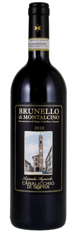 Canalicchio di Sopra Brunello di Montalcino 2010 Front Bottle Shot