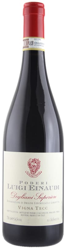 Luigi Einaudi Dolcetto di Dogliani Vigna Tecc 2013 Front Bottle Shot