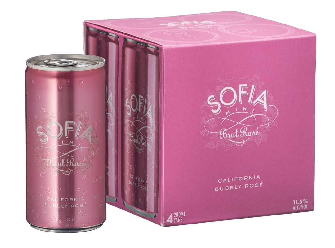 Francis Ford Coppola Sofia Mini Brut Rose 4-Pack Front Label