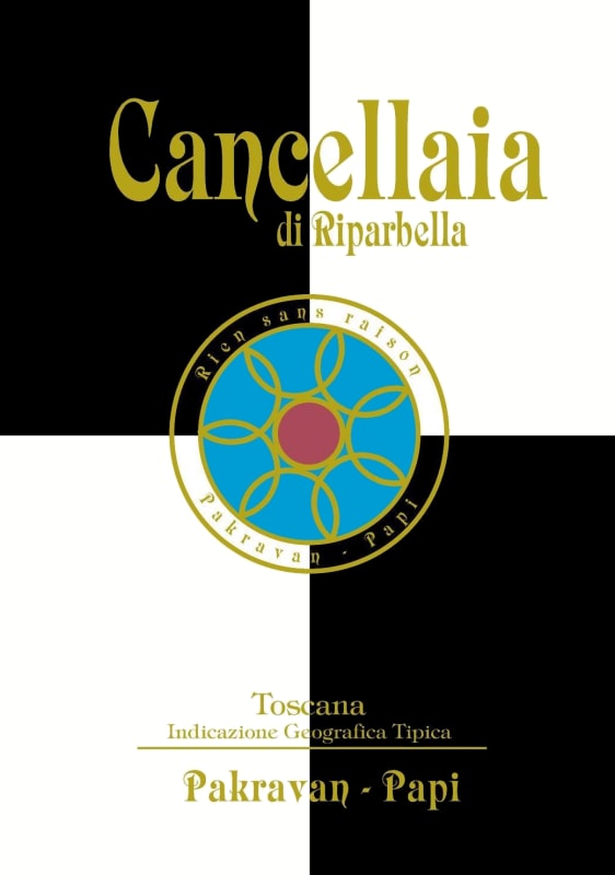 Pakravan-Papi Cancellaia di Riparbella Rosso Toscana 2020 Front Label