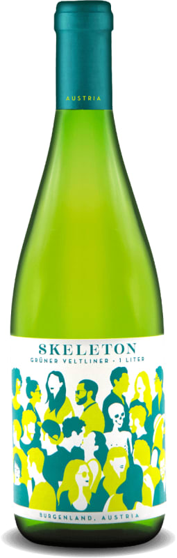 Skeleton Gruner Veltliner (1 Liter) 2018 Front Bottle Shot