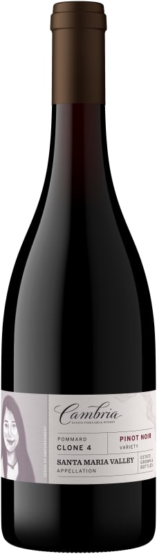 Cambria Clone 4 Pinot Noir 2016 Front Bottle Shot