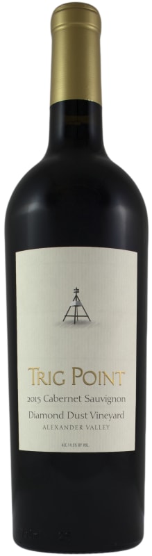 Trig Point Diamond Dust Vineyard Cabernet Sauvignon 2015 Front Bottle Shot