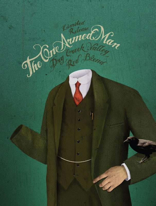 Truett Hurst The One Armed Man 2016 Front Label