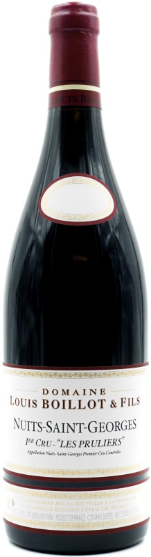 Domaine Louis Boillot Nuits-St-Georges Les Pruliers Premier Cru 2017 Front Bottle Shot