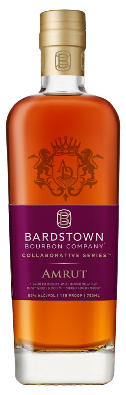 Bardstown Collaborative Series Amrut Blended Whiskey Front Bottle Shot