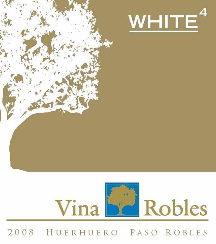 Vina Robles White 4 2008 Front Label