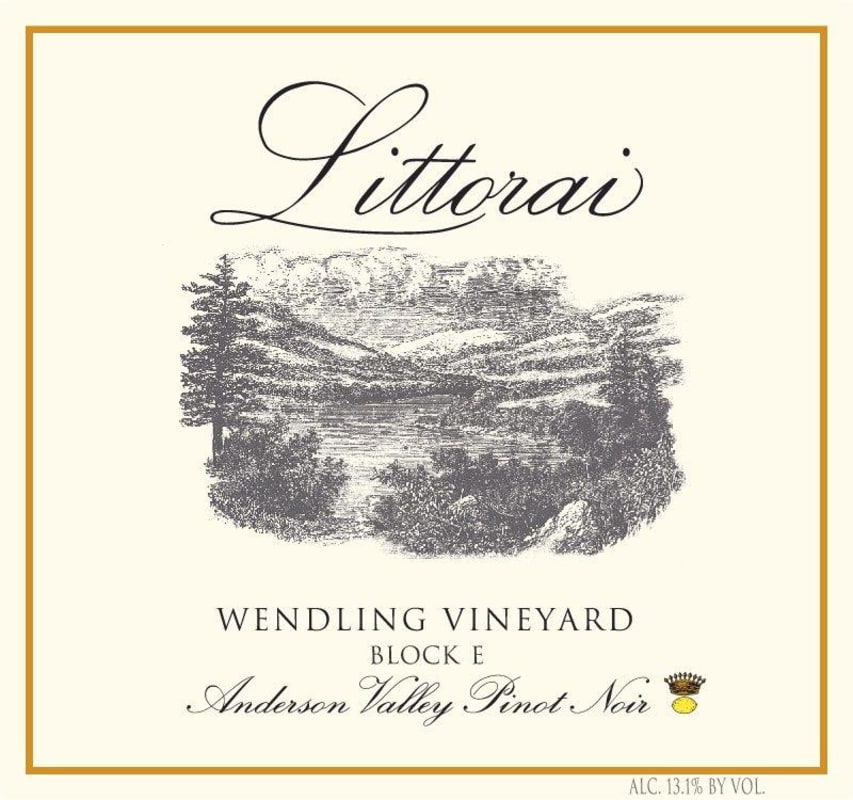 Littorai Wendling Vineyard Block E Pinot Noir 2018 Front Label