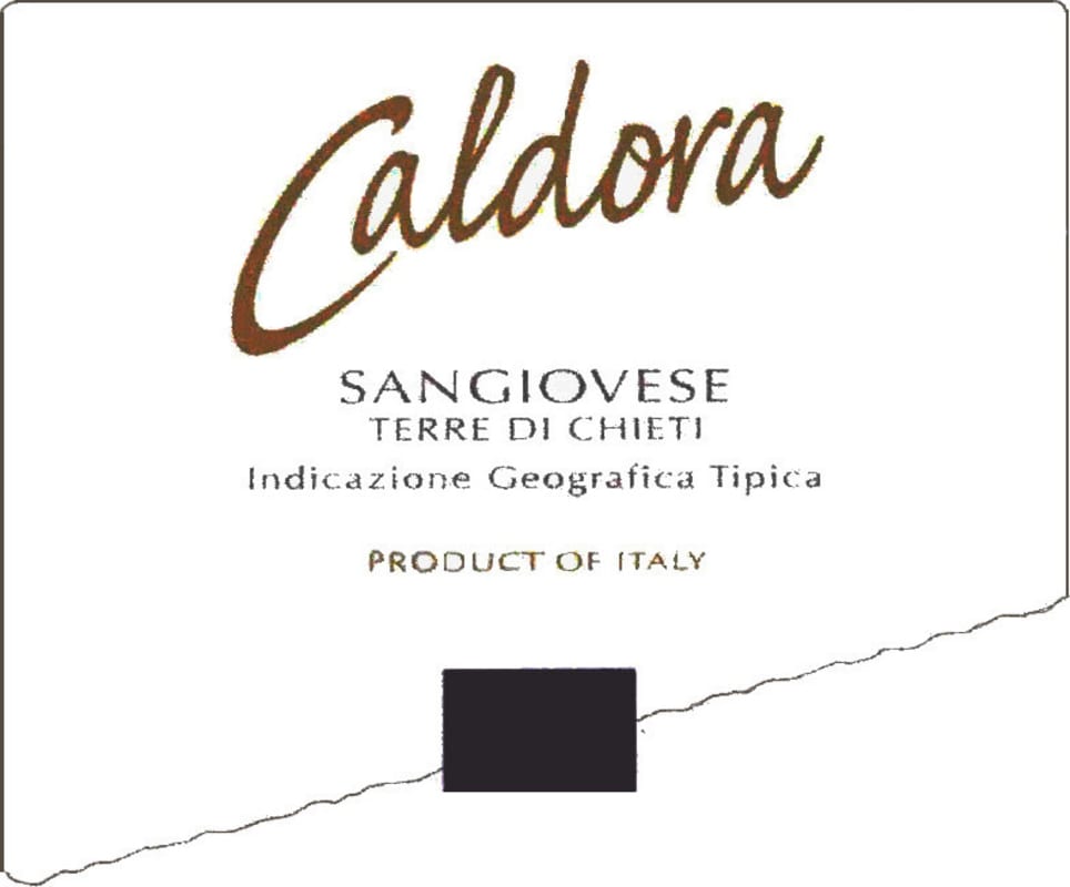 Farnese Caldora Sangiovese 2006 Front Label
