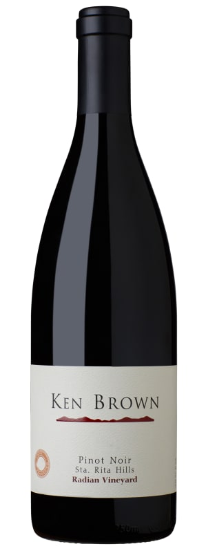 Ken Brown Radian Vineyard Pinot Noir 2018 Front Bottle Shot
