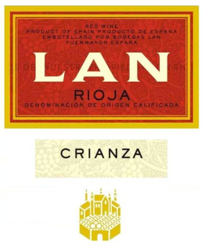 Bodegas Lan Rioja Crianza 2017 Front Label