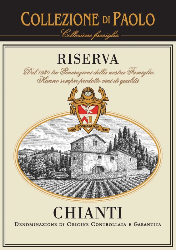 Collezione di Paolo Chianti Riserva 2017 Front Label