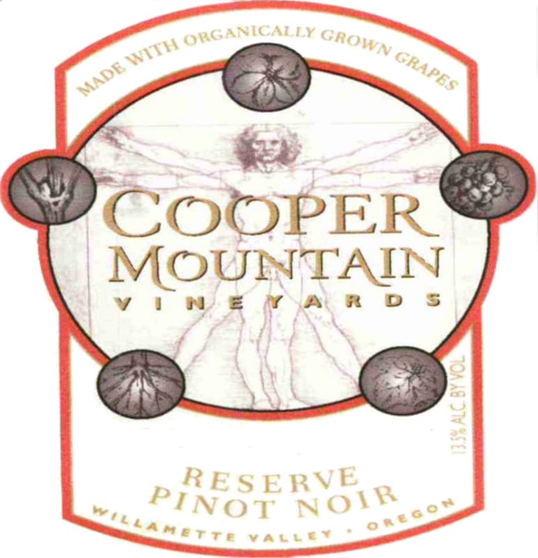 Cooper Mountain Reserve Pinot Noir 2006 Front Label