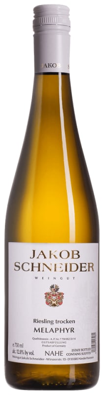 Weingut Jakob Schneider Estate Riesling Trocken 2019 Front Bottle Shot