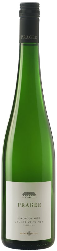Prager Hinter der Burg Federspiel Gruner Veltliner 2020 Front Bottle Shot