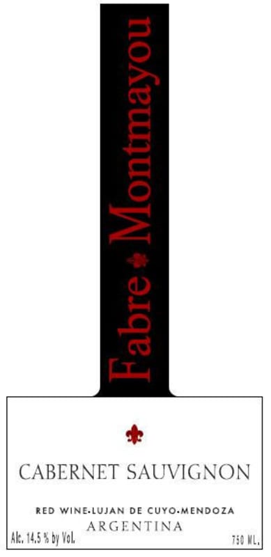 Fabre Montmayou Lujan de Cuyo Cabernet Sauvignon 2013 Front Label