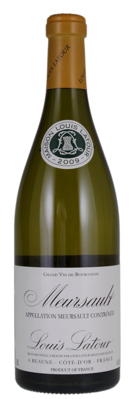 Louis Latour Meursault 2009 Front Bottle Shot